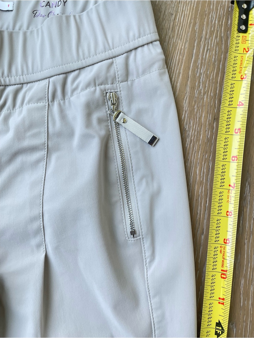 RAFFAELLO ROSSI Light Gray Jogger Pants 24 size 4 - Picture 3 of 7